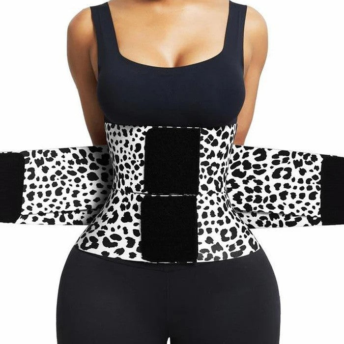 VelCoreTech™ waist trainer with industrial-grade velcro & compression