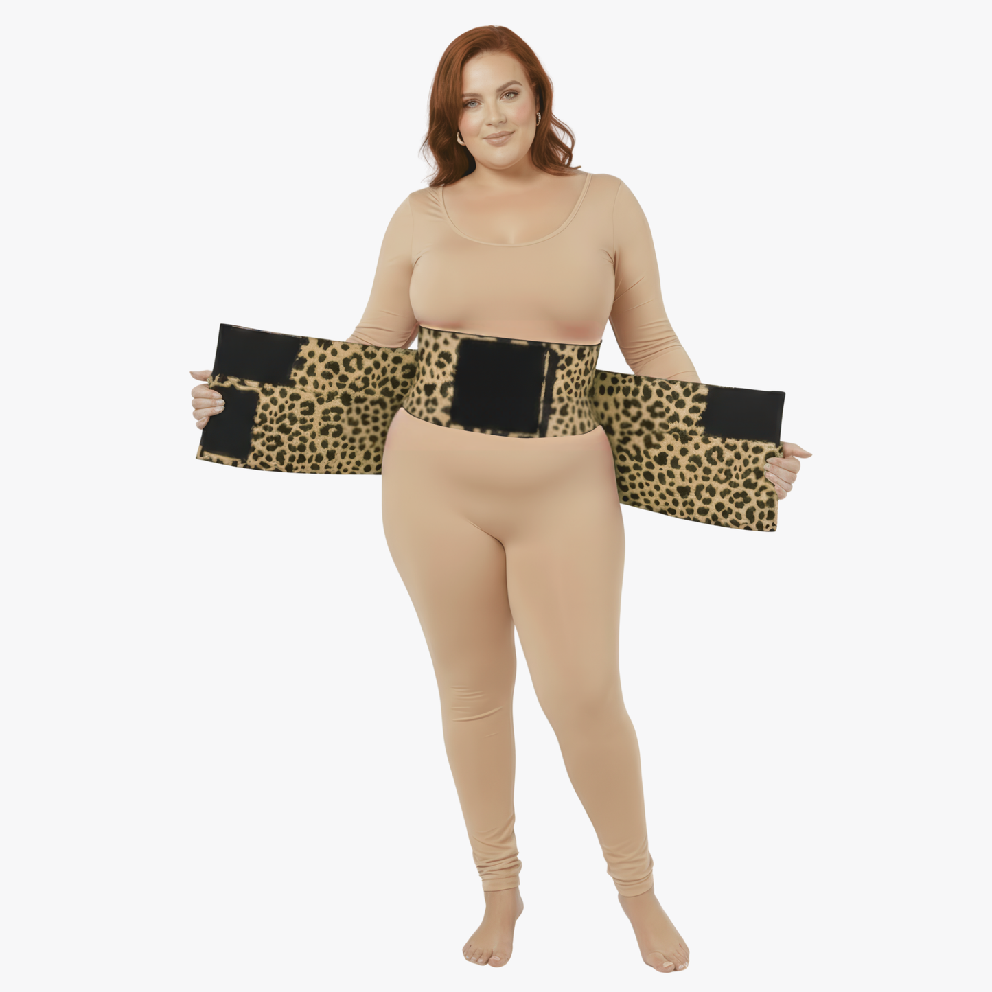 VelCoreTech™ waist trainer with industrial-grade velcro & compression