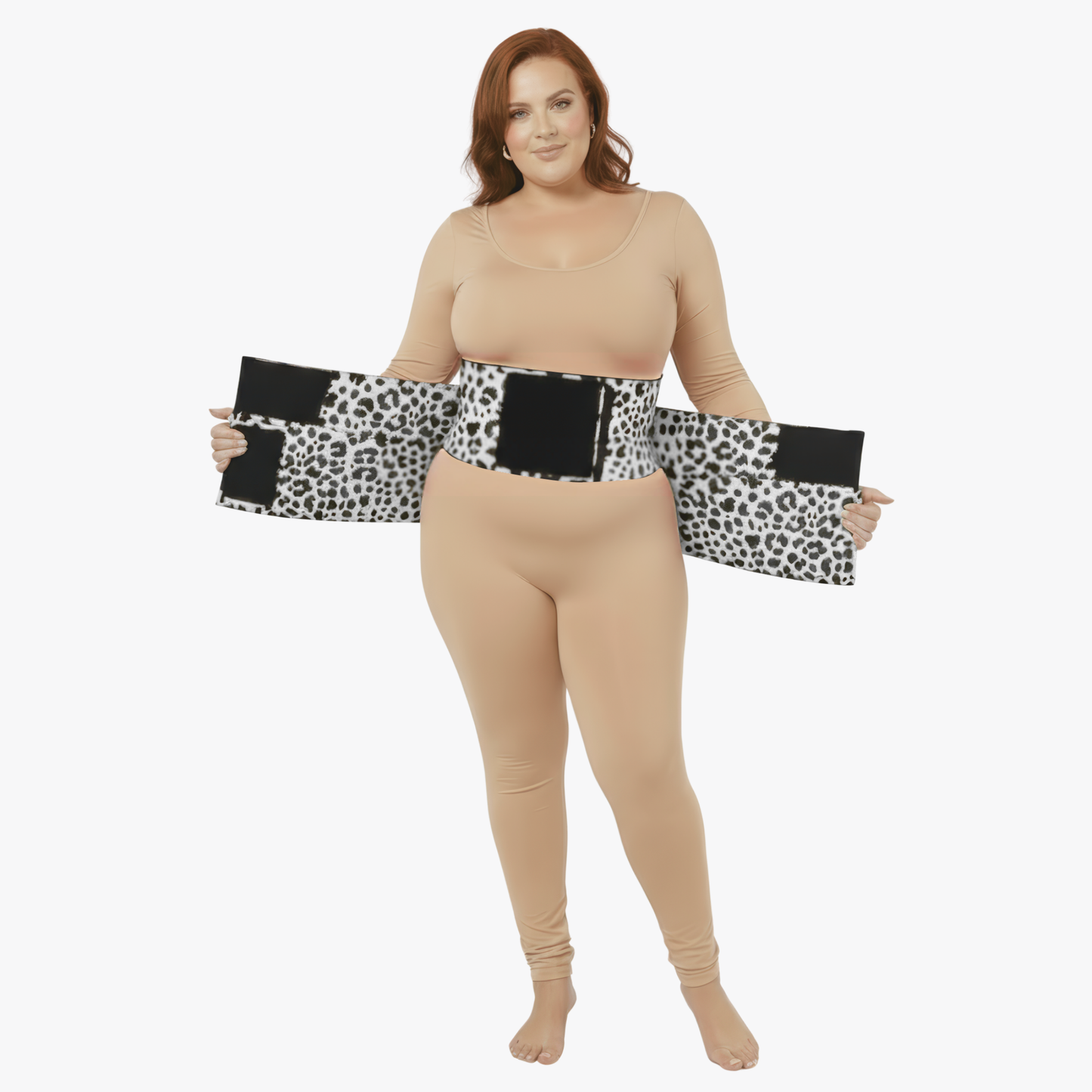 VelCoreTech™ waist trainer with industrial-grade velcro & compression