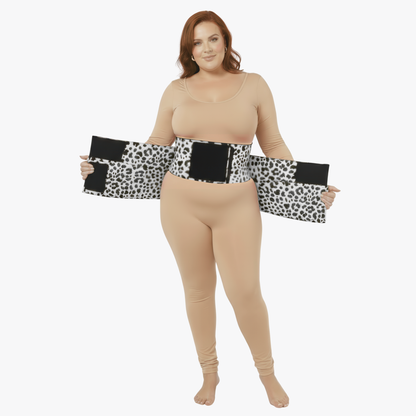 VelCoreTech™ waist trainer with industrial-grade velcro & compression